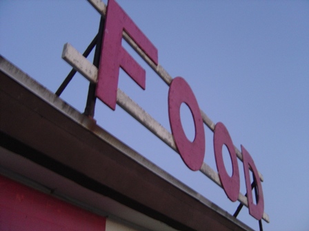 food snack stand at the beach