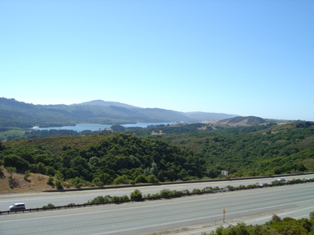 scenic view along interstate 280 south of san francisco