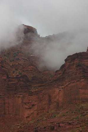 mountains near Fisher Towers