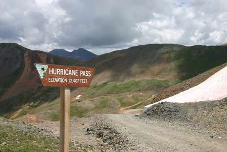 hurricane pass, 4wd road near Silverton, colorado