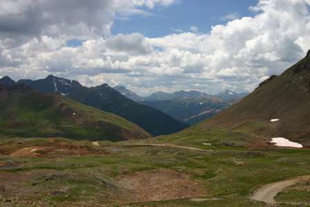 hurricane pass, 4wd road near Silverton, colorado