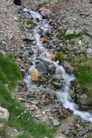 waterfall, san juan mountains