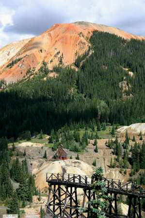 Red Mountains and Yankee Girl Mine