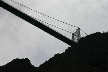 Royal Gorge Park, Arkansas River, view from the bottom