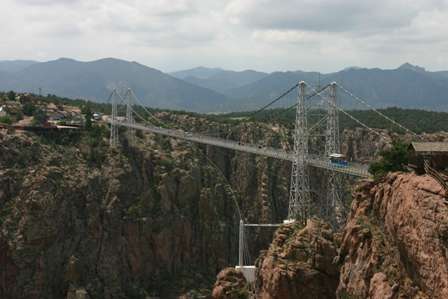 world's highest suspension bridge, royal gorge