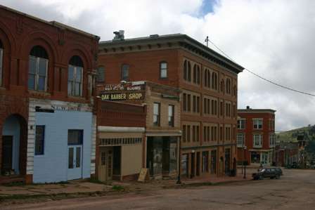 Victor, Colorado streets and old buildings