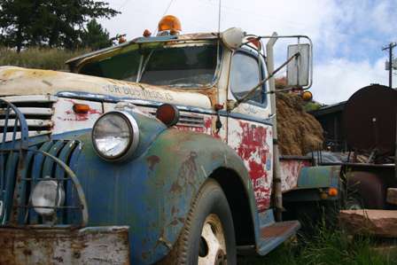 old tow truck victor colorado