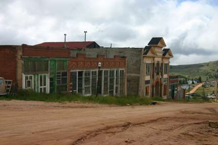 Victor, Colorado streets and old buildings, Masonic Temple